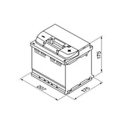 Bosch Batteries Battery 12V 44Ah 440A 0 092 S40 010
