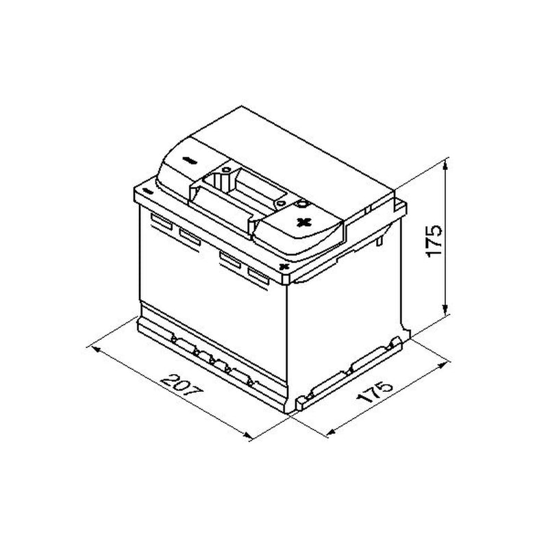 Bosch Batteries Battery 12V 44Ah 440A 0 092 S40 010