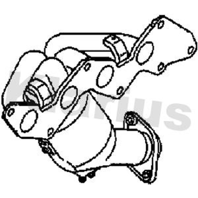 Klarius Catalyst Type Approved With Pipe 322506