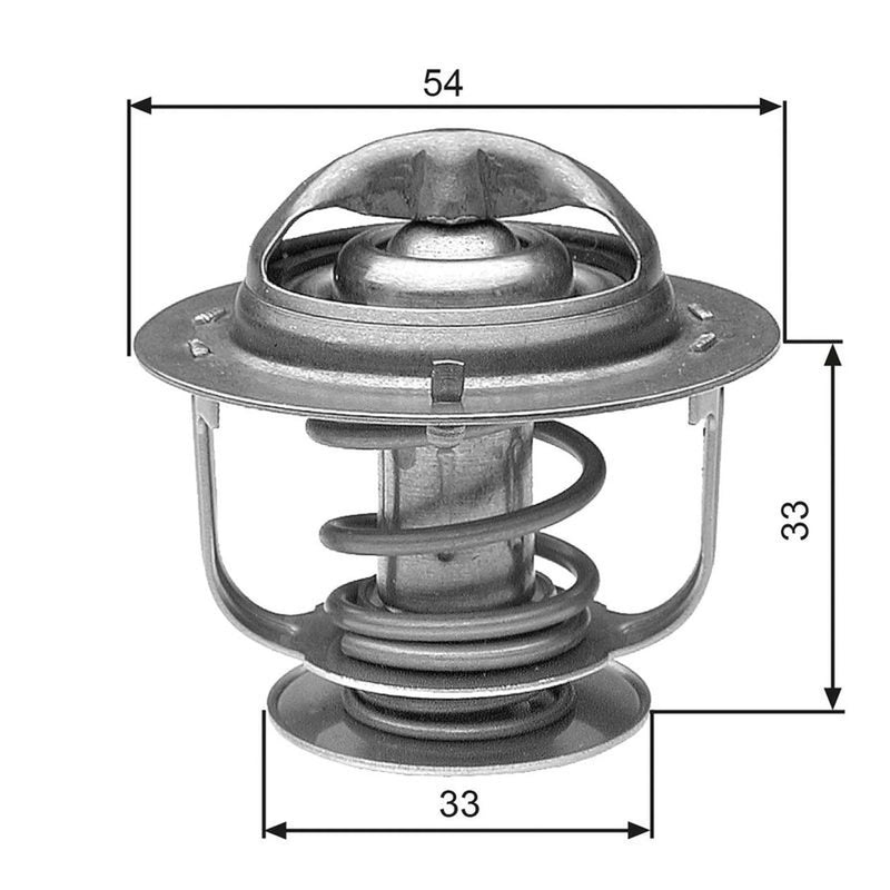 Gates Thermostat,Coolant TH30888G1