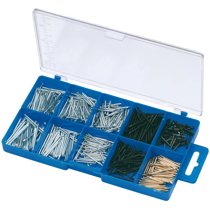 Draper Nail and Pin Assortment 485 Pieces