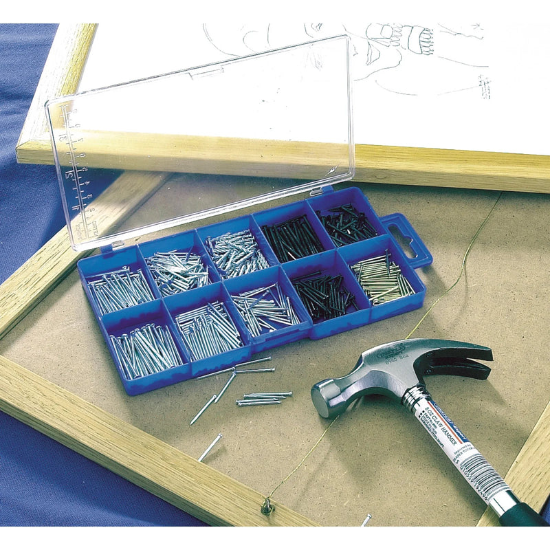 Draper Nail and Pin Assortment 485 Pieces