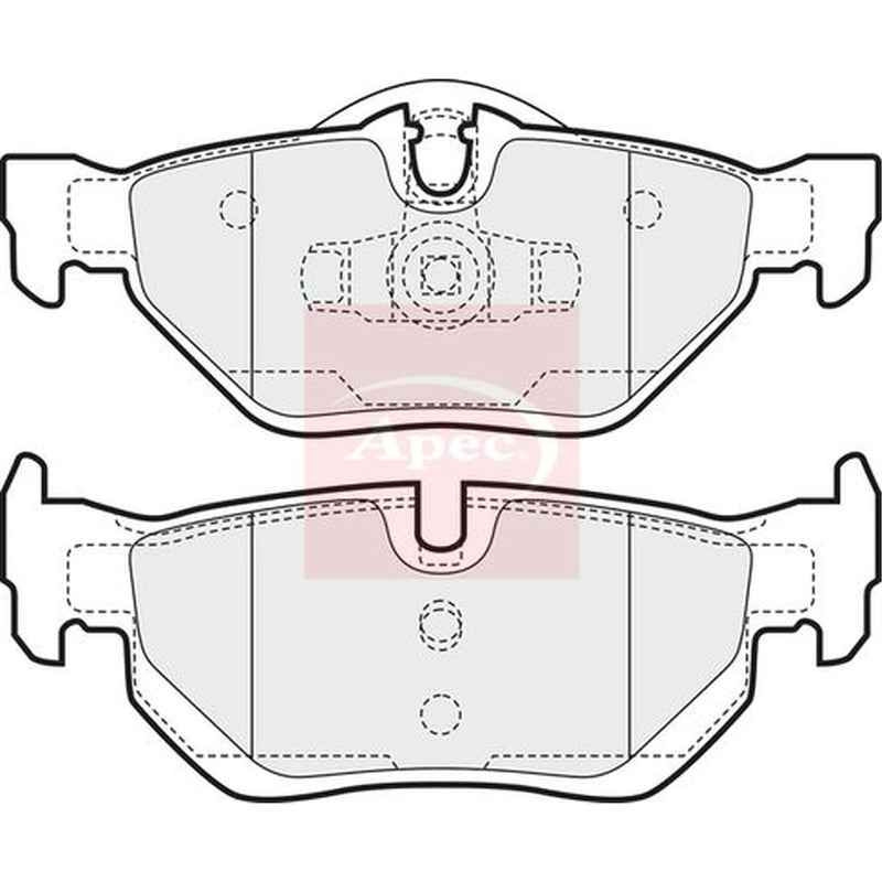 Apec Rear Brake Pad Set PAD1447