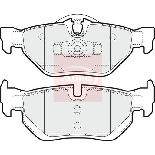 Apec Rear Brake Pad Set PAD1447