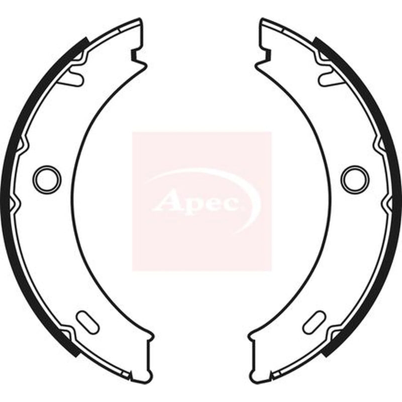Apec Parking Brake Shoe Set SHU645