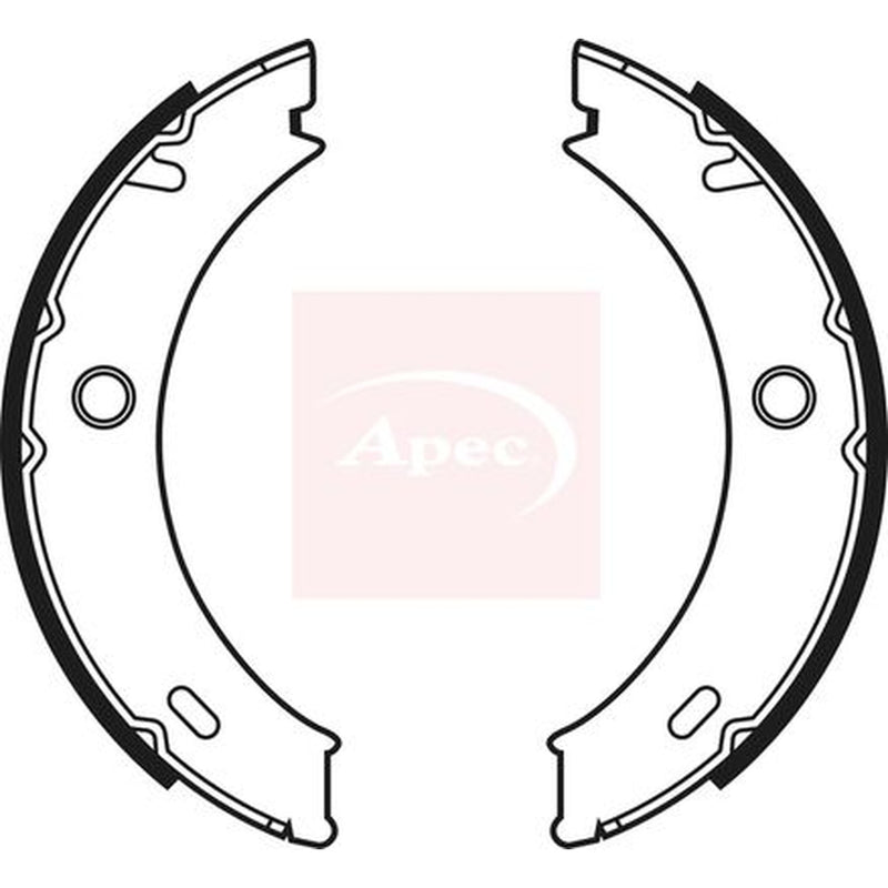 Apec Parking Brake Shoe Set SHU645