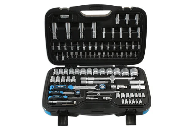 Laser Tools Socket Set 1/4"D, 1/2"D 95pc - PL