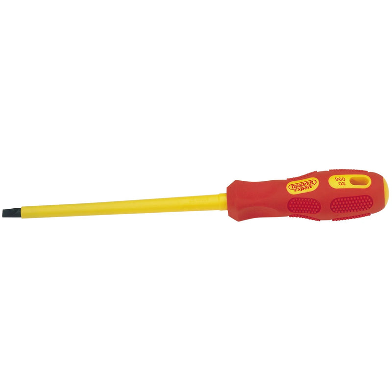 Draper Expert VDE Insulated Screwdriver 6.5 x 150mm