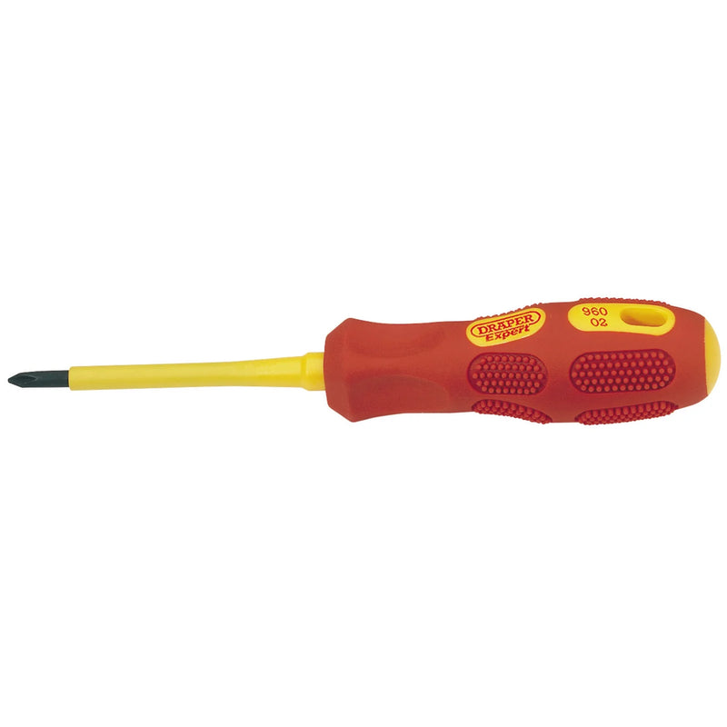 Draper Expert VDE Insulated Cross Slot Screwdriver - Multi Size Options