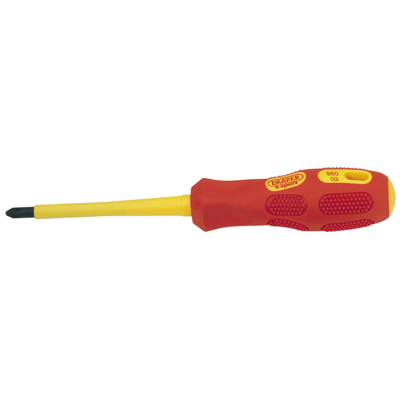 Draper Expert VDE Insulated Cross Slot Screwdriver - Multi Size Options
