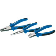 Draper Expert Pliers Set 3 Piece Heavy Duty Soft Grip