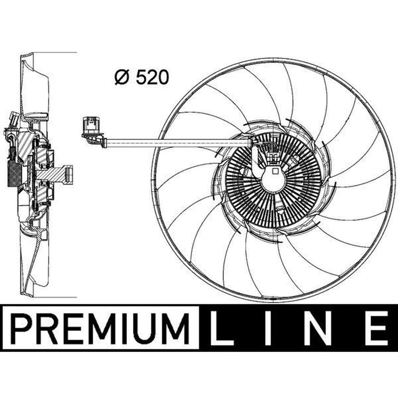 Mahle Engine Cooling Fan CFF 474 000P