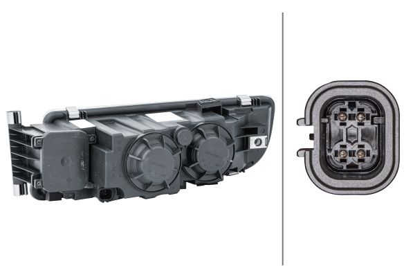 Hella High Beam Headlight Right fits Man Tgs I 1FP 354 986-021 81.25101-6522