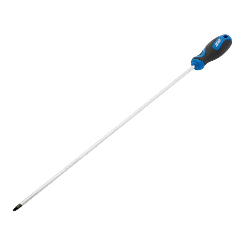 Draper Extra Long Reach Soft Grip PZ Type Screwdriver 450mm