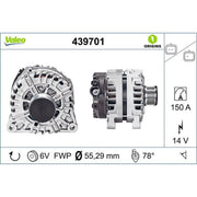 Valeo Car Alternator 12V 439701