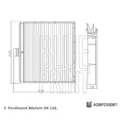 Blue Print Cabin Air Filter (Pollen Filter) ADBP250087