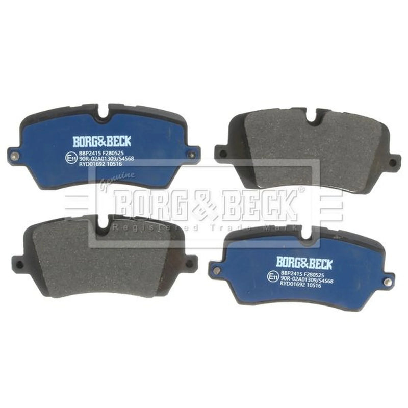 Borg & Beck 4 x Rear Brake Pad Set BBP2415