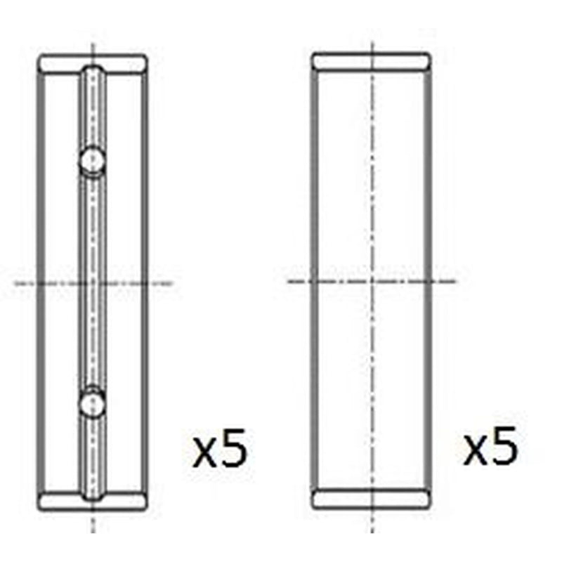 FAI Main Bearing Set 50mm BM1008-STD
