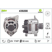 Valeo Car Alternator 12V 439208