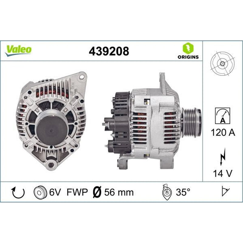 Valeo Car Alternator 12V 439208