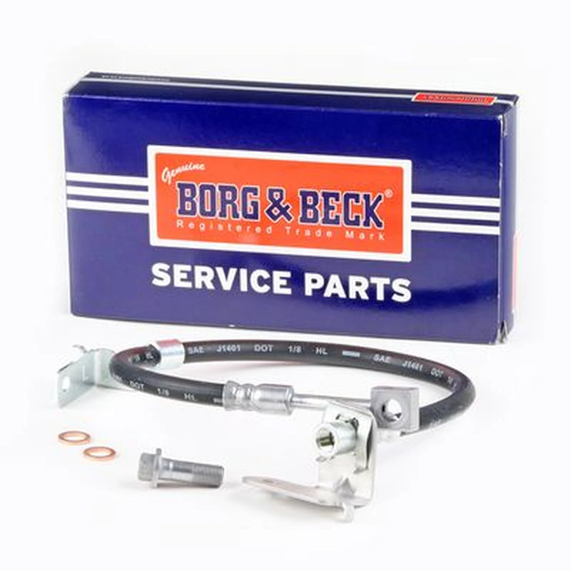 Borg & Beck Brake Hydraulic Hose Line Front Left BBH9036