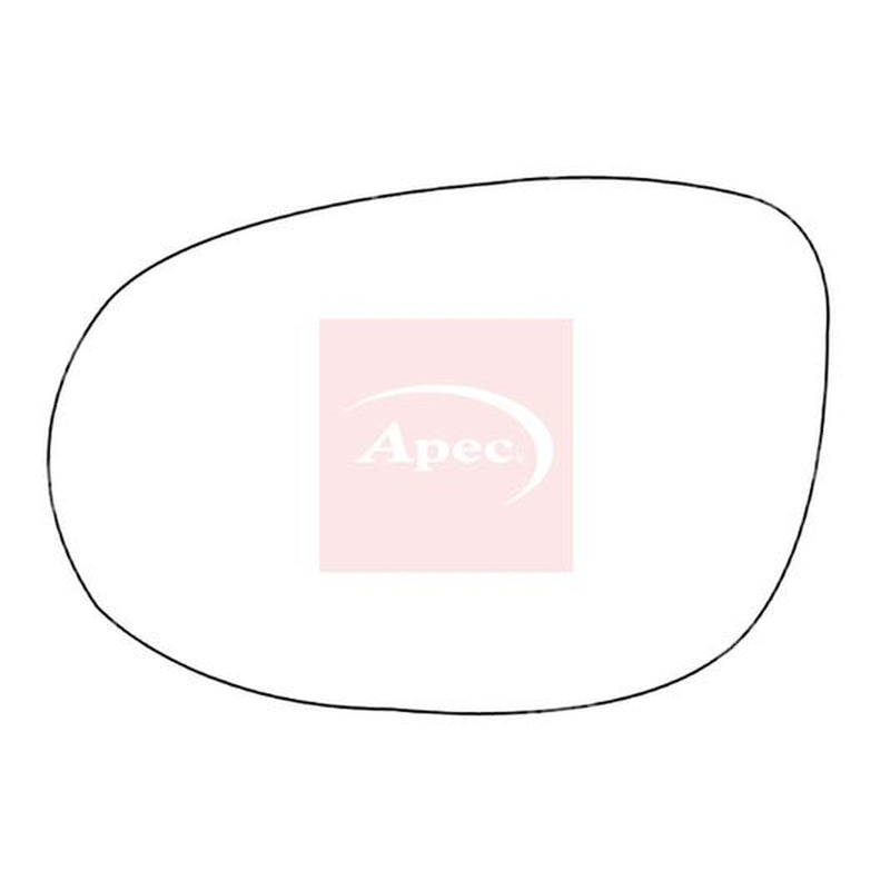 Apec Exterior Wing Mirror Glass Left AMS2645