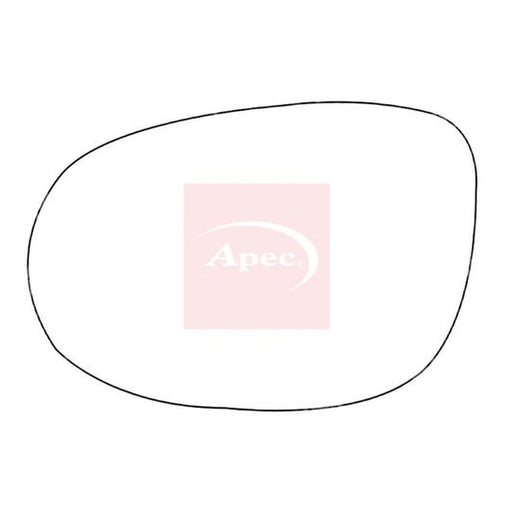 Apec Exterior Wing Mirror Glass Left AMS2645