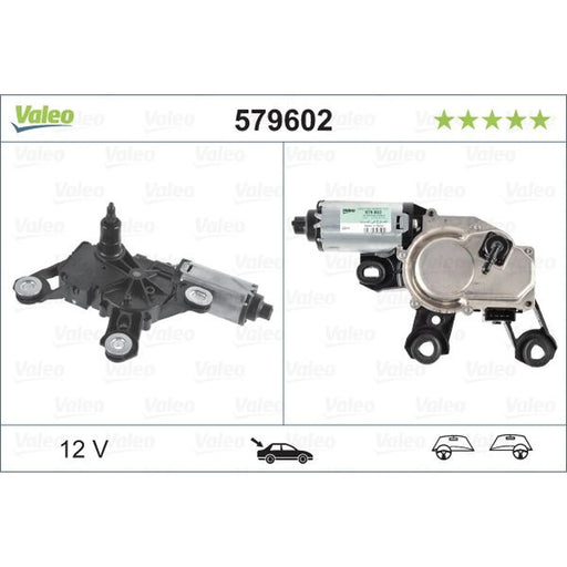 Valeo Front/Rear Wiper Motor Rear 579602