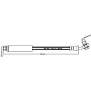 Abtex Brake Hydraulic Hose Line Rear ABH1260
