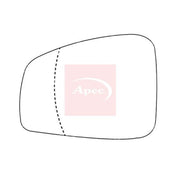 Apec Exterior Wing Mirror Glass Left AMS2633