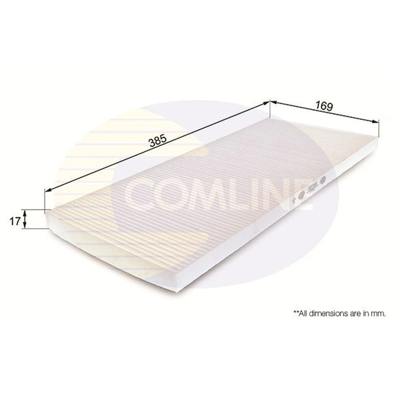 Comline Cabin Air Filter (Pollen Filter) EKF168