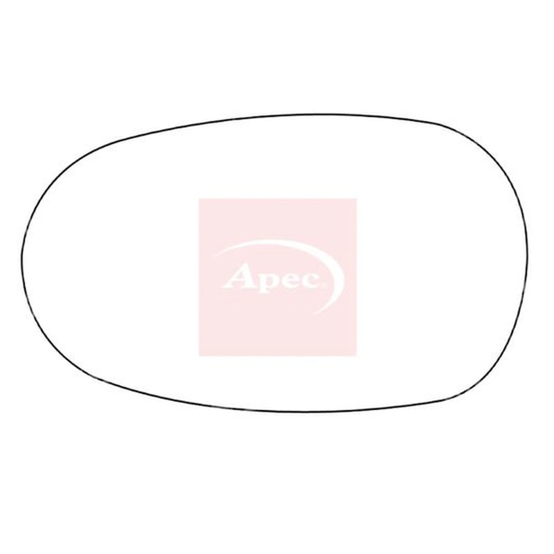 Apec Exterior Wing Mirror Glass Left AMS2719