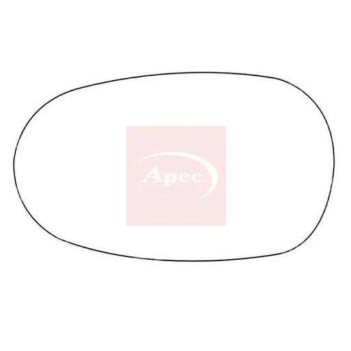 Apec Exterior Wing Mirror Glass Left AMS2719