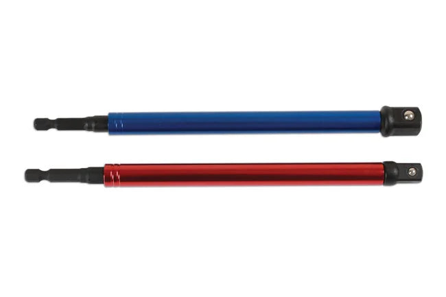 Laser Tools Socket Adaptor Set, Rotating Sleeve 3/8"D, 1/2"D 2pc - PL