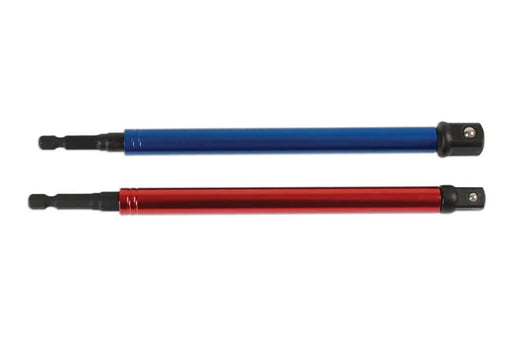 Laser Tools Socket Adaptor Set, Rotating Sleeve 3/8"D, 1/2"D 2pc - PL
