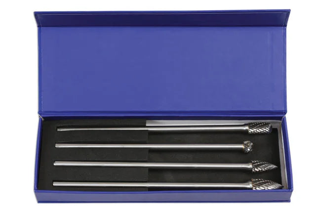 Laser Tools Tungsten Carbide Burr Set 4pc - PL