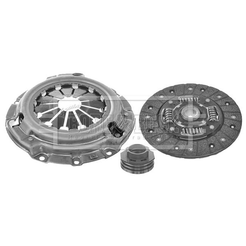 Borg & Beck Clutch Kit Set 3pc 200mm HK6588