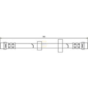 NAPA Brake Hydraulic Hose Line Front NBH1426