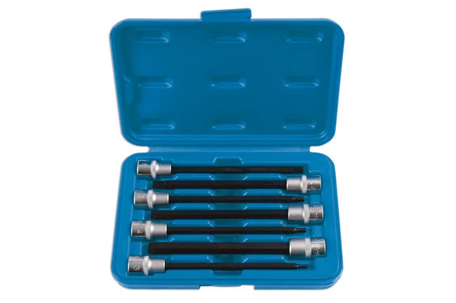 Laser Tools Extra Long Hex Socket Bit Set 3/8"D 7pc - PL