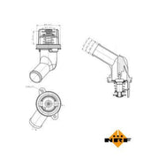 NRF Thermostat,Coolant 725055