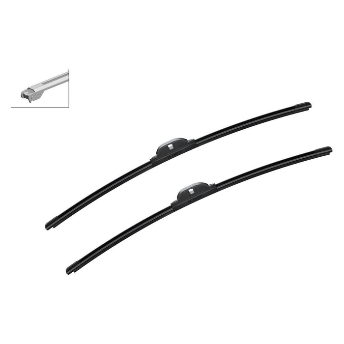 Bosch Aerotwin Flat Blade 550/550 A016S Front Windscreen Wiper Blades Pair Set Bosch  - Town Parts