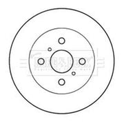 Borg & Beck 2 x Vented Front Brake Discs BBD4175
