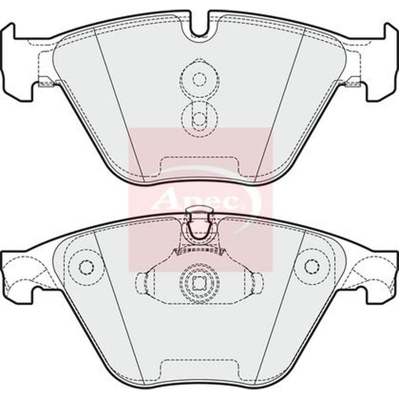 Apec Front Brake Pad Set PAD1774