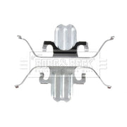 Borg & Beck Brake Pad Accessory Fitting Kit Front BBK1290