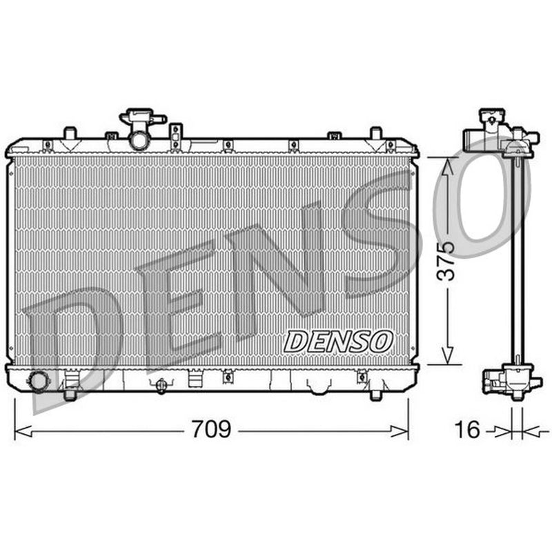 Denso Engine Radiator DRM47023