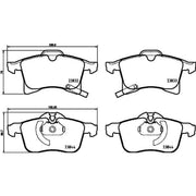 Mintex Front Brake Pad Set MDB3874