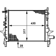 Mahle Engine Radiator CR 614 000S