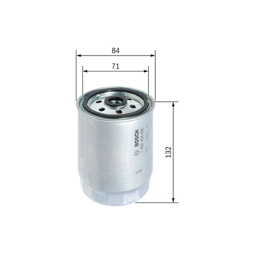 Genuine Bosch Car Fuel Filter N4436 Fits Volvo Xc90 D3|D5 - 2.4 - 02-14 14574344 Bosch  - Town Parts