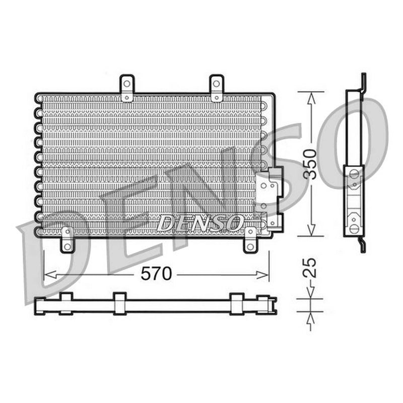 Denso Air Conditioning Condenser DCN01001