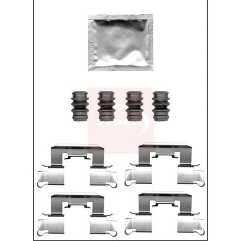 Apec Brake Pad Accessory Fitting Kit Front KIT1433